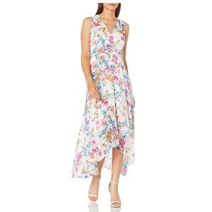 BNWT Calvin Klein Floral High-low Dress